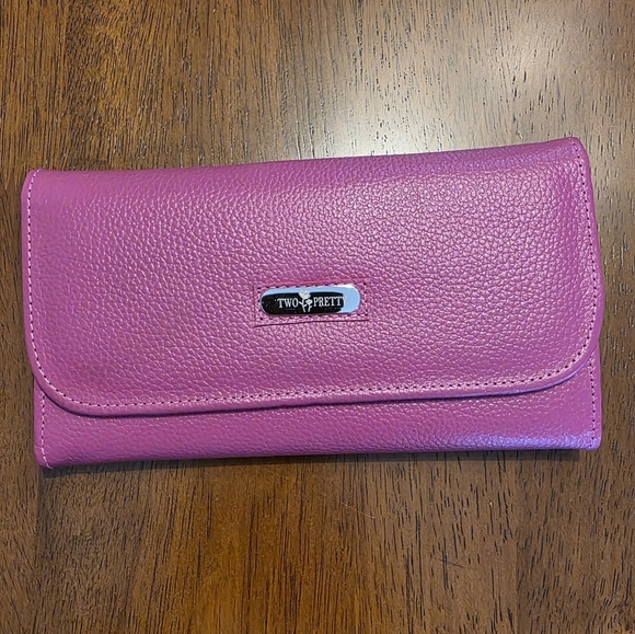 Convertible Backpack Fucsia with Tri Fold Leather Wallet Combo main image 16